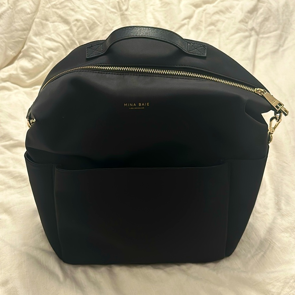 Mina BAIE Midi Nylon Stevie VGUC, Black/Gold